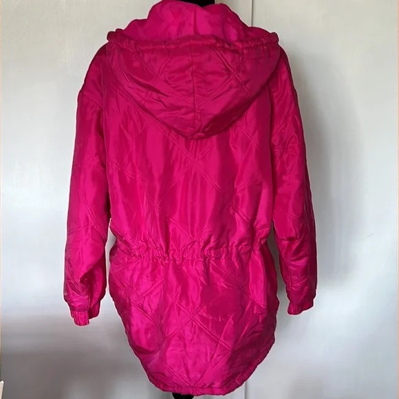 ❤️  Hot Pink Silk Anorak - Picture 3 of 7